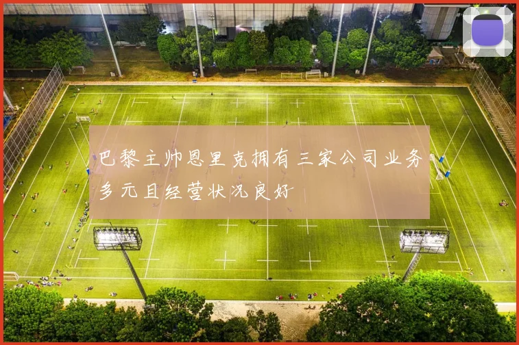 巴黎主帅恩里克拥有三家公司业务多元且经营状况良好